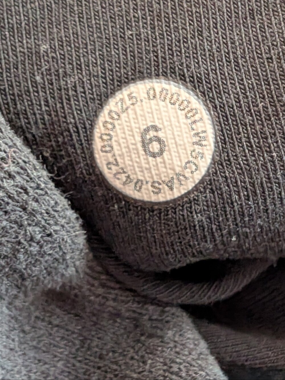 Lululemon Black Scuba Jogger High Rise Sweat pants 6 W5CVAS Athleisure - Picture 6 of 6